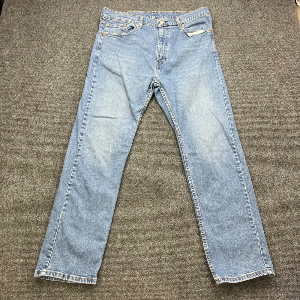 Levi's 505 Regular Fit Straight Leg Medium Wash Denim Jeans